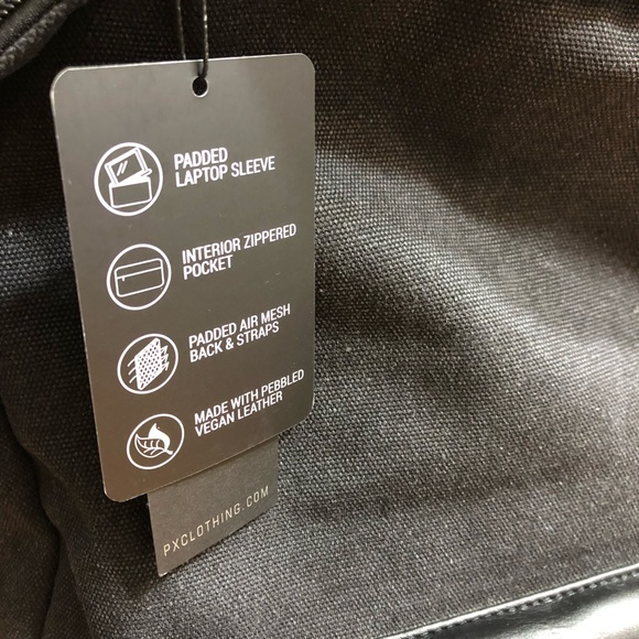 PX CLOTHING Landen Canvas Backpack - Picture 6 of 10